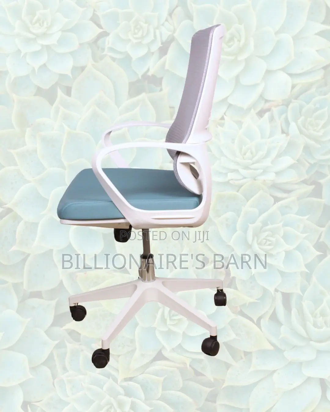 White Mid-Back Mesh Chair | Firm Support With a Soft Landing Seat
