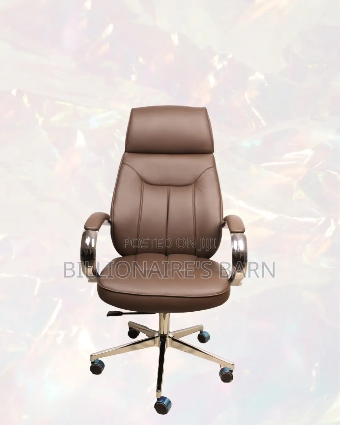 Brown Executive Office Chair | Boardroom-Ready Style Without the Drama