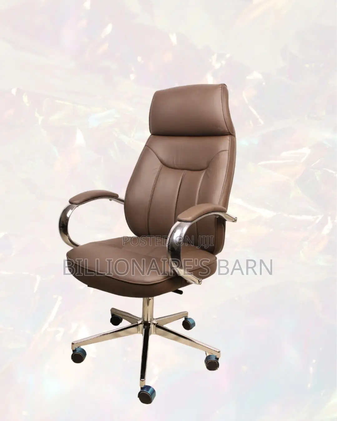 Brown Executive Office Chair | Boardroom-Ready Style Without the Drama