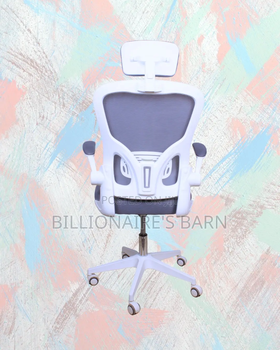 White Ergonomic Mesh Chair | Boardroom-Ready Style Without the Drama