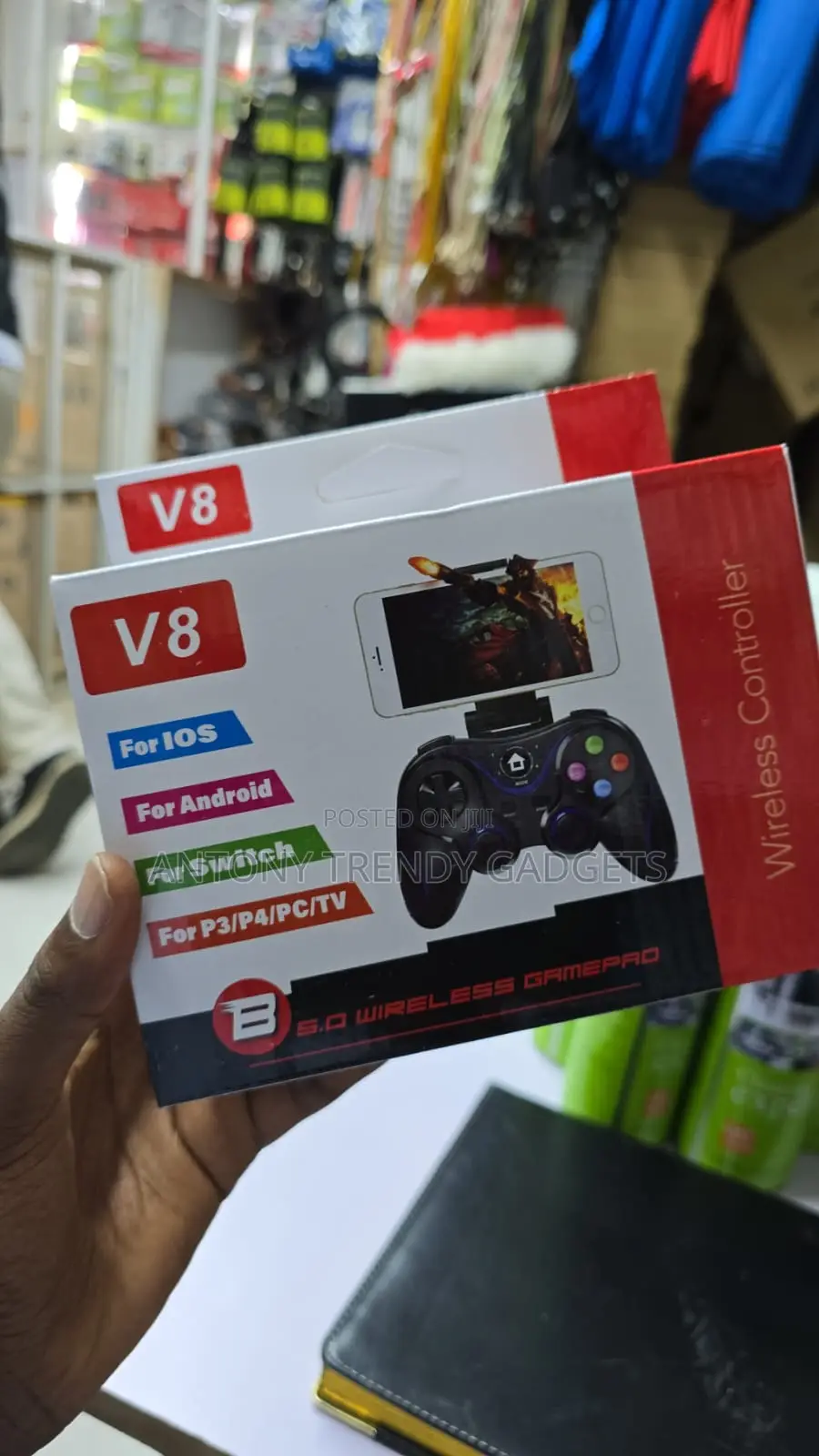 S.O Gamepro V8 Wireless Controller Bluetooth Gamepad