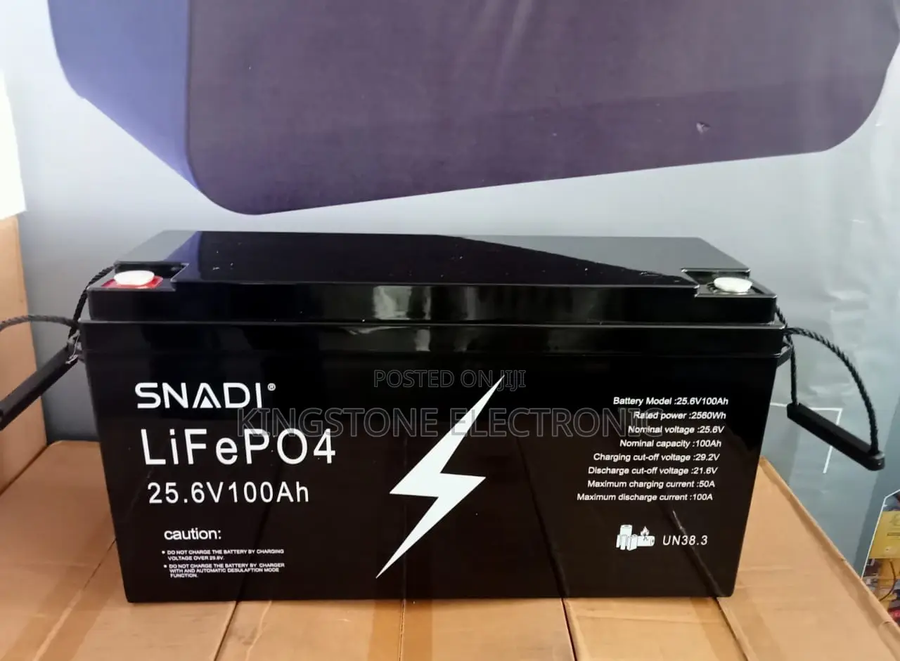 Snadi 24v 100ah (2.56kwh) Lithium Battery