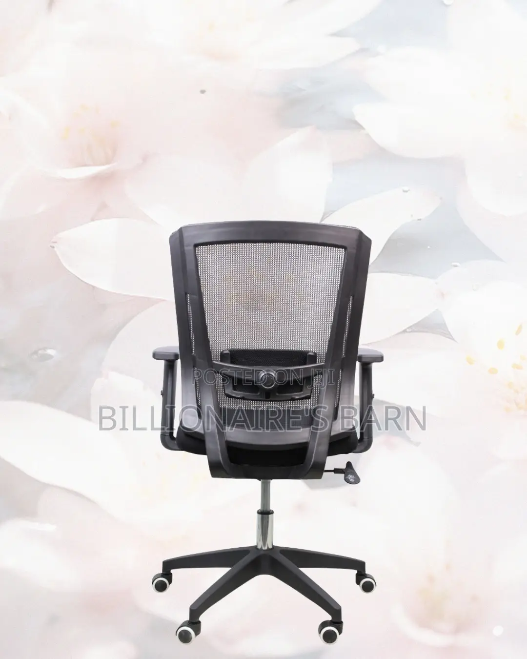 Black Origin Chair | Easy Adjustability for Different Desk Heights