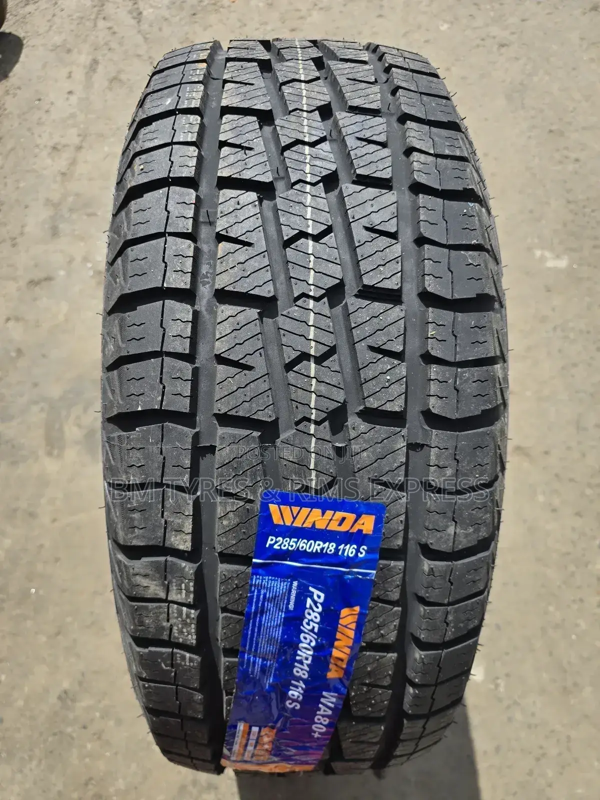 285 /60 R18 Winda Tyres (All Terrein)