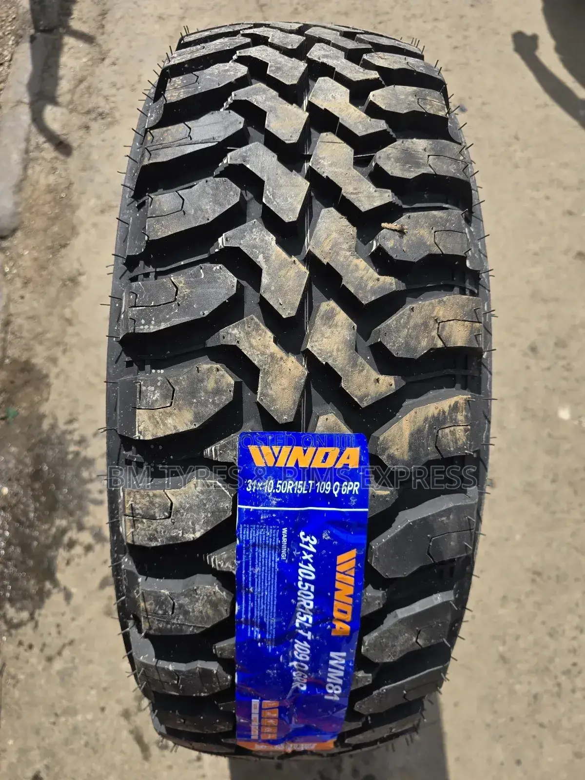 31x10.50r15 Winda Tyres (Mud Terrein)