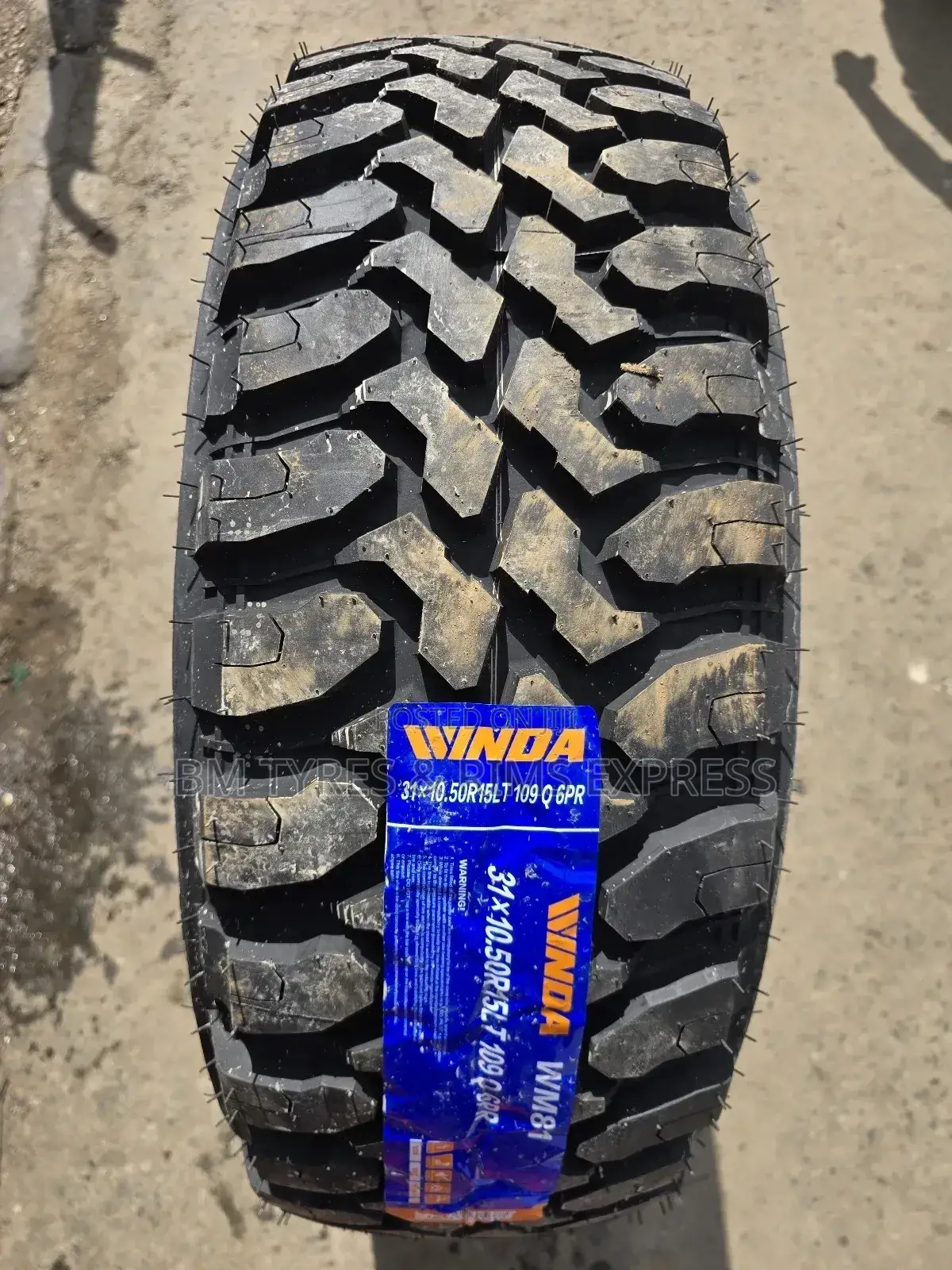 31x10.50r15 Winda Tyres (Mud Terrein)