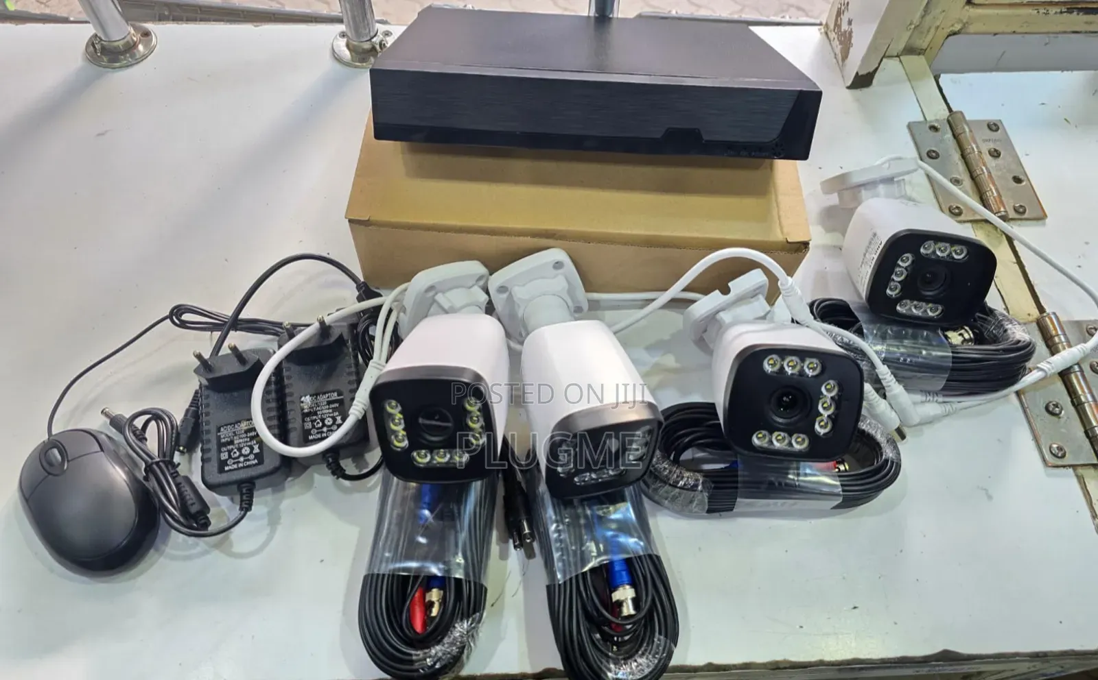 4 Channel Full CCTV Camera Kit + Free 500 G.B Hard Disk