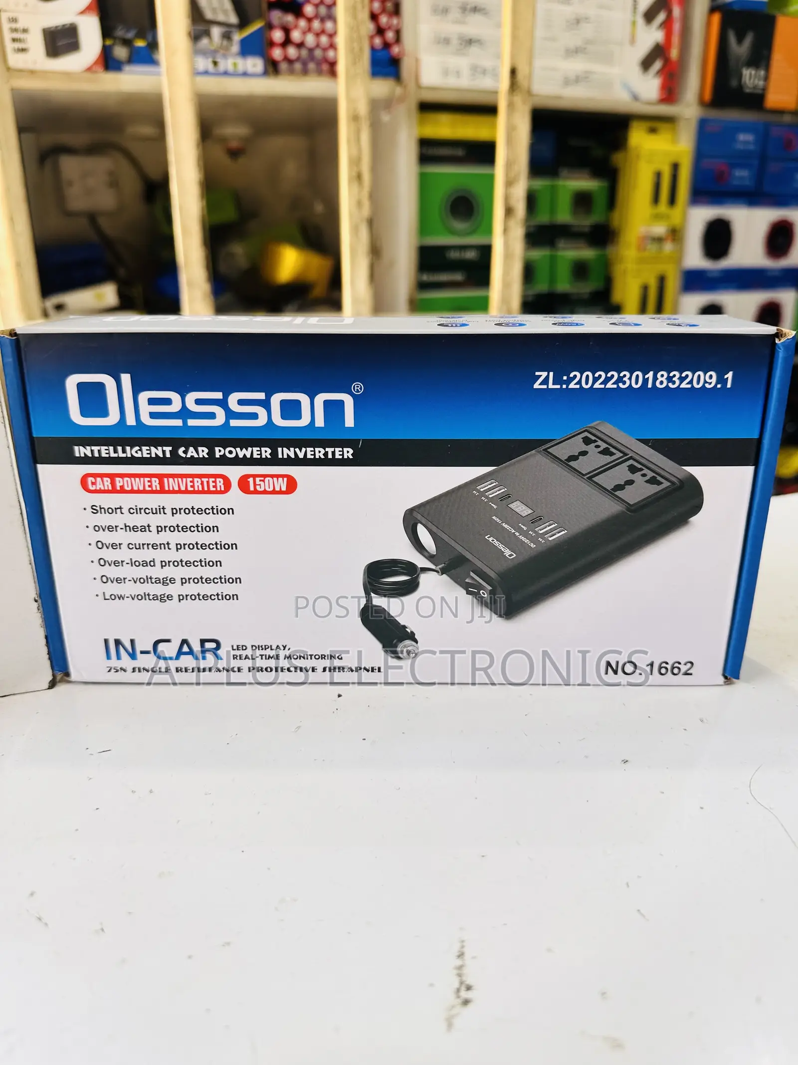 Intelligent 150w Car Power Converter