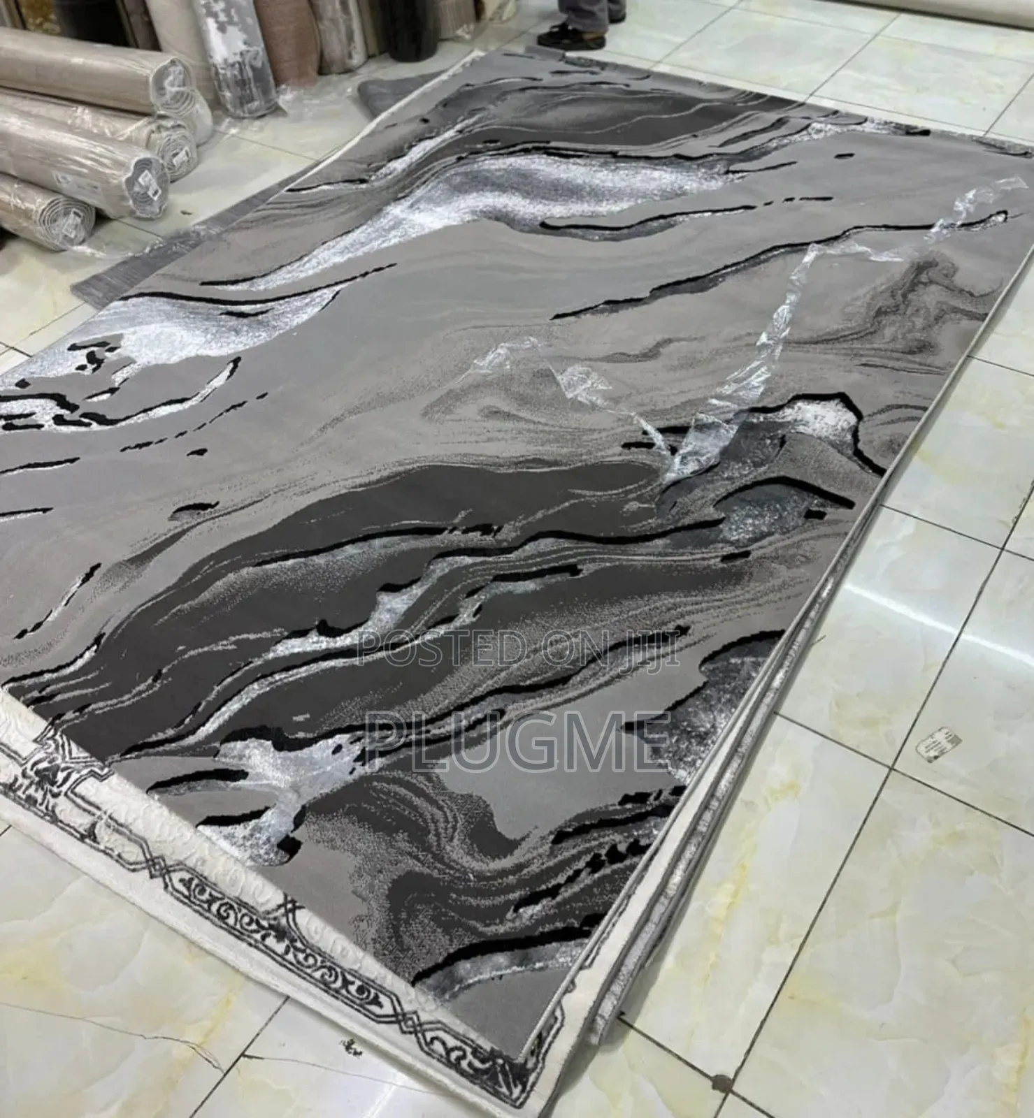 Abstract Marble Pattern Levi Home Carpets Available 5x8/6x9/7x10/8x11