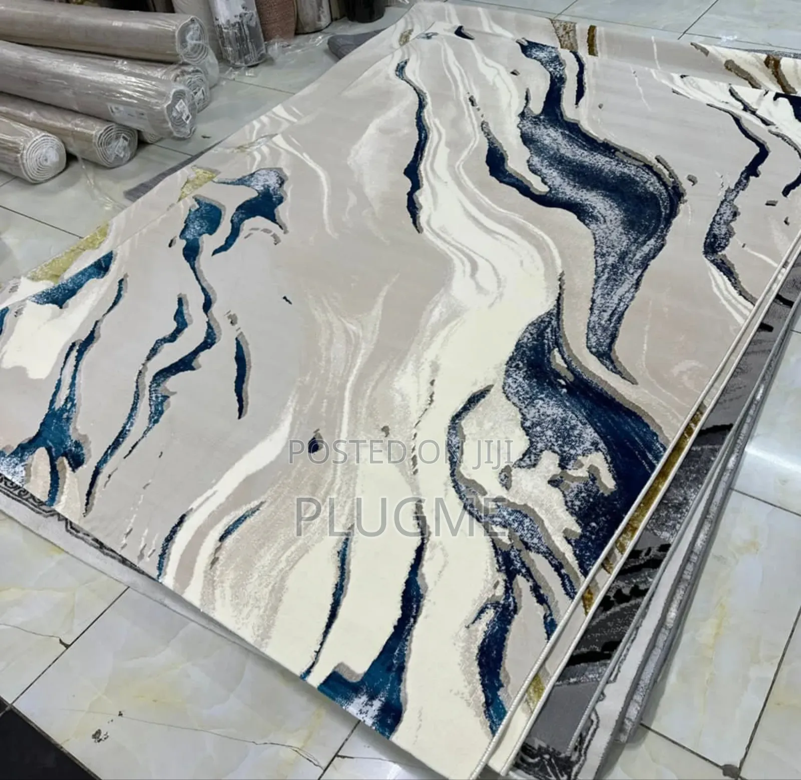 Abstract Marble Pattern Levi Home Carpets Available 5x8/6x9/7x10/8x11