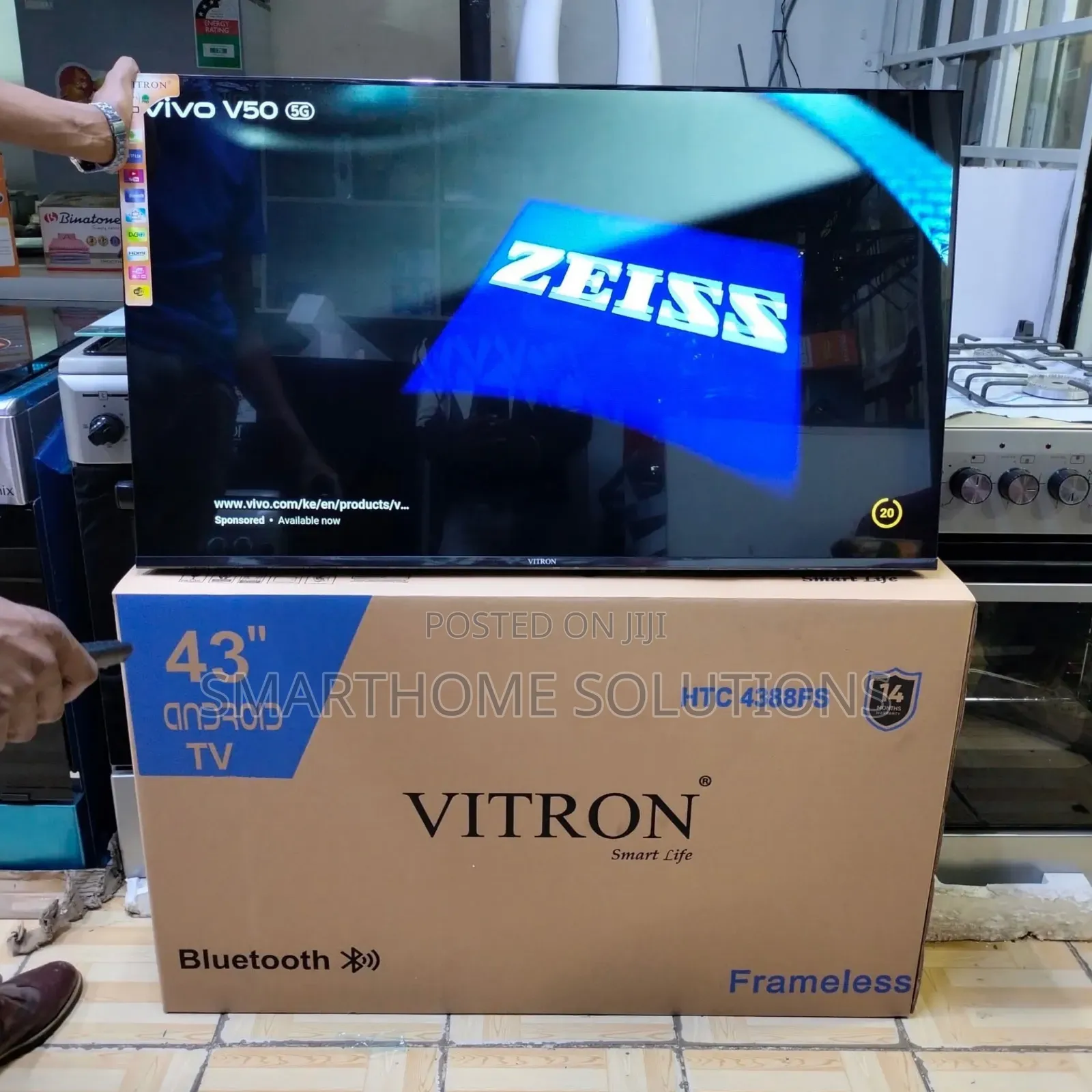 Vitron 43 Inch Smart Android Frameless Tv
