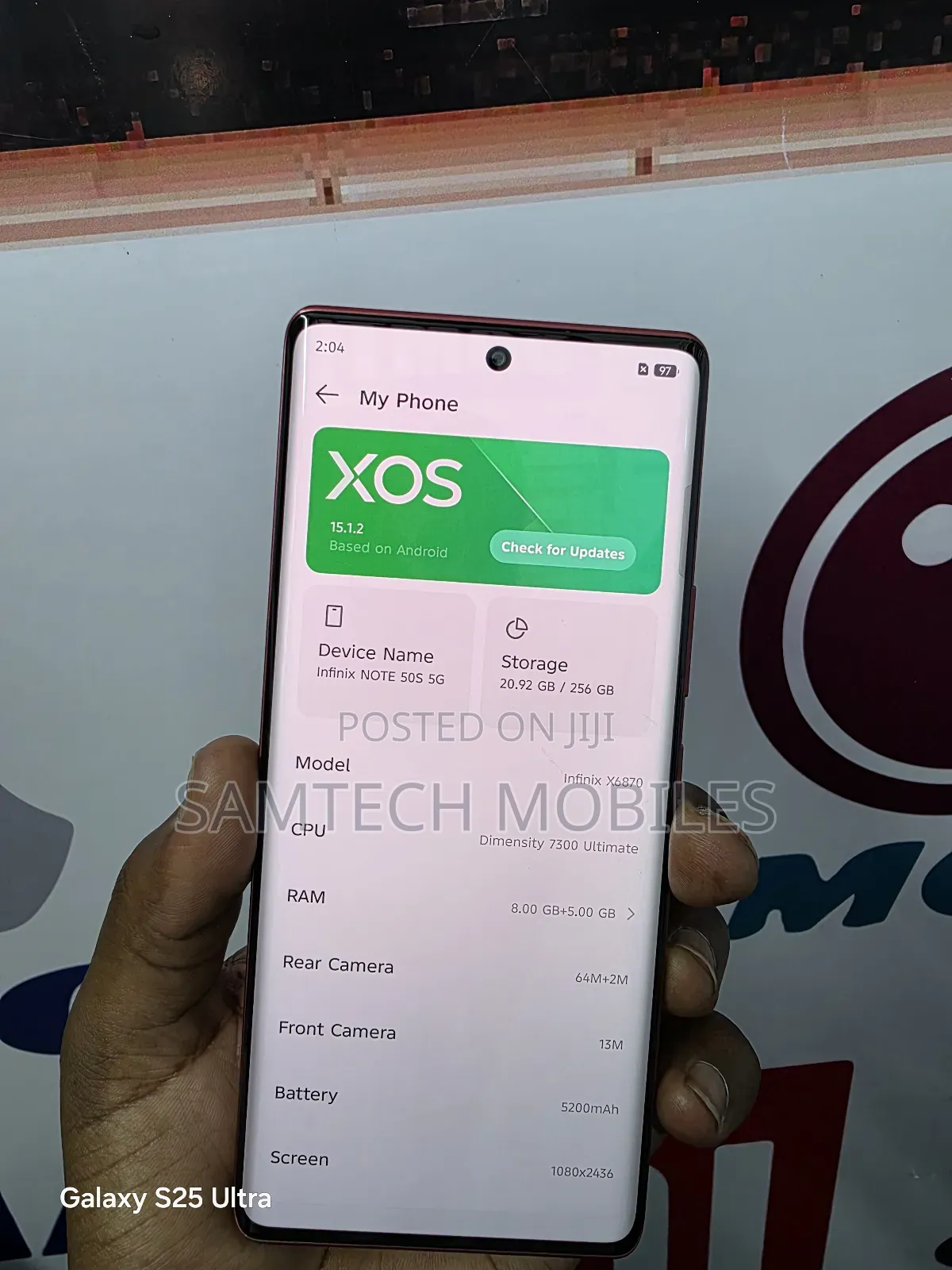 Infinix Note 50s 256 GB Rose Gold