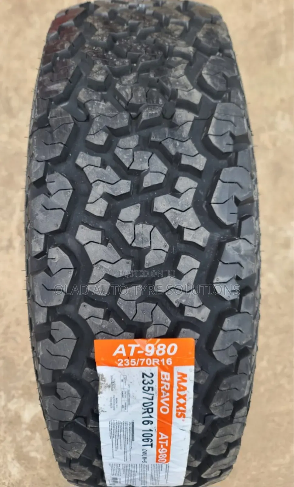 235/75r16 Maxxis(Thailand) All Terrain