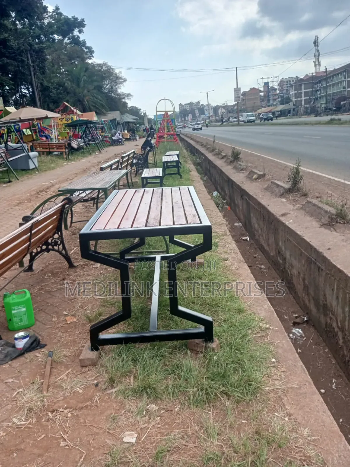 Wooden Metallic Designed Tables