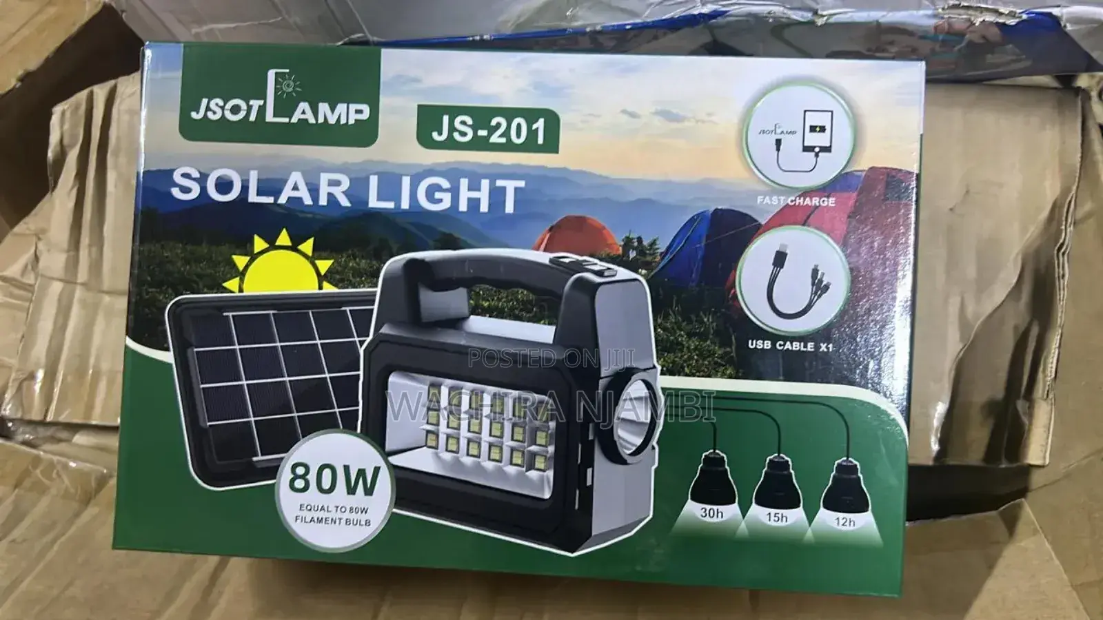 Jsot Lamp Js-201 Solar Lighting Kit.