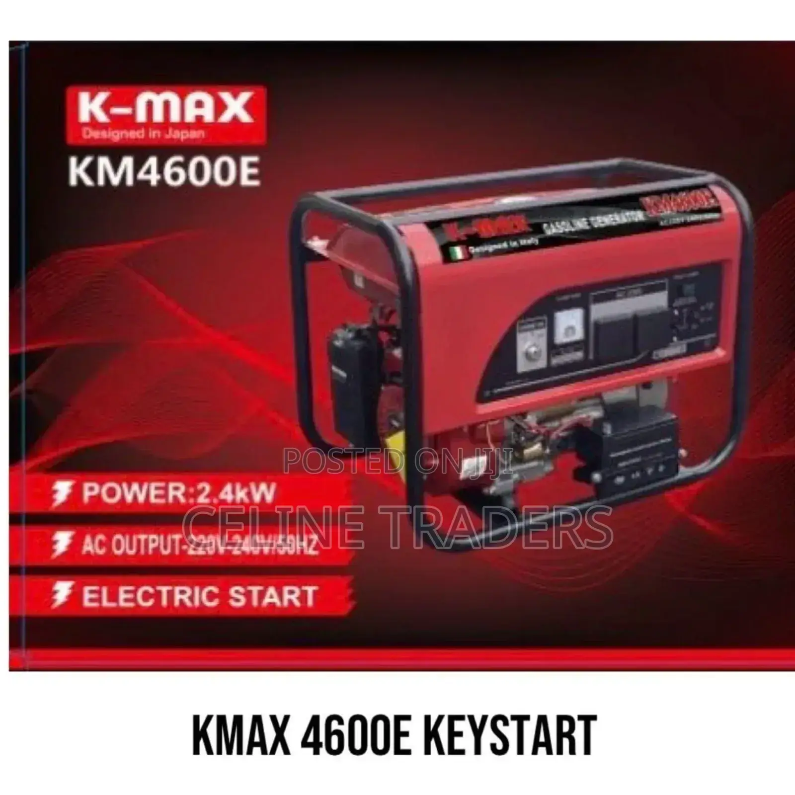 -Max Km4600e Gasoline Power Generator.