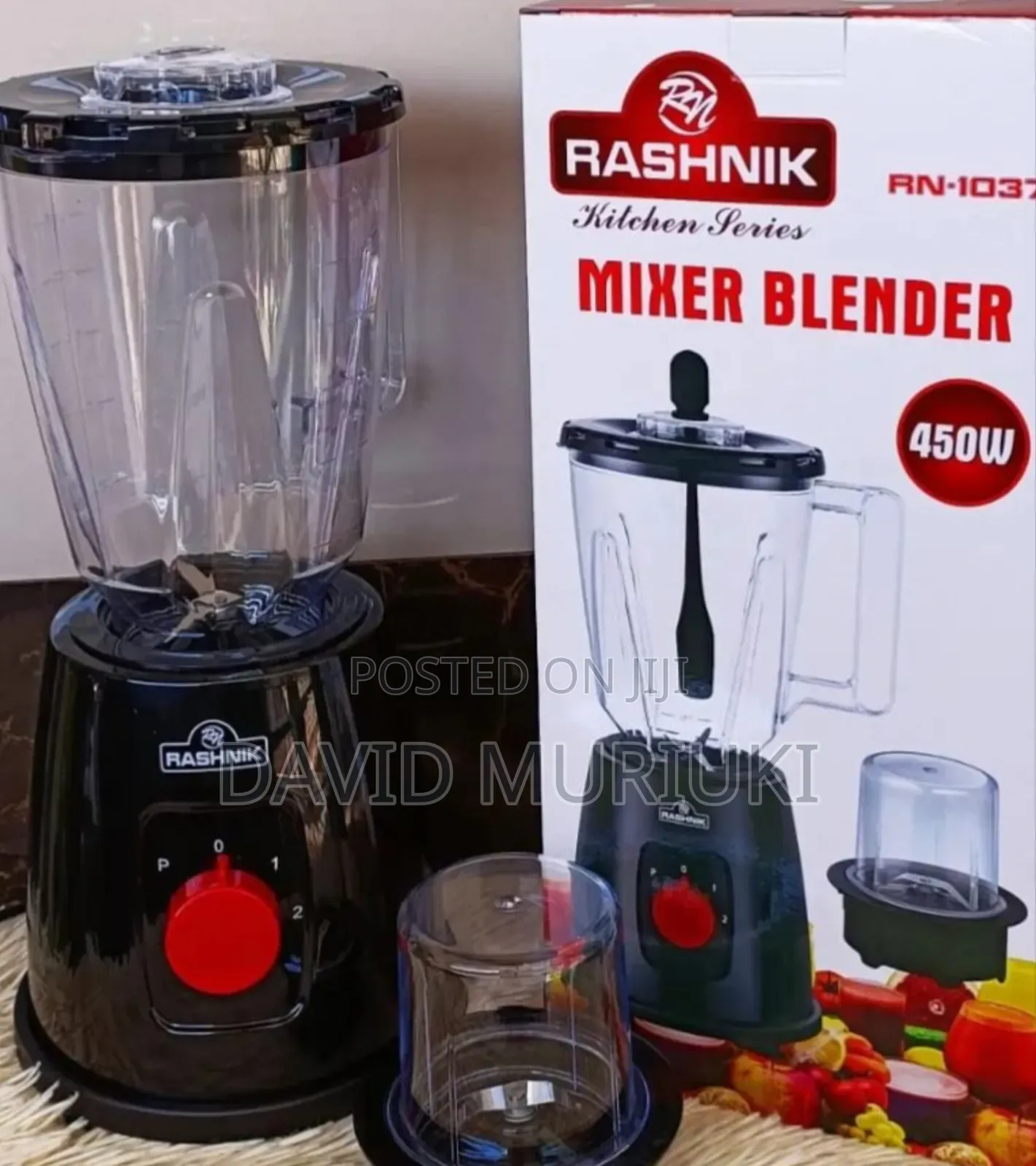 2 in 1 Rashnik Blenders
Blender Plus Grinder 450 Watts