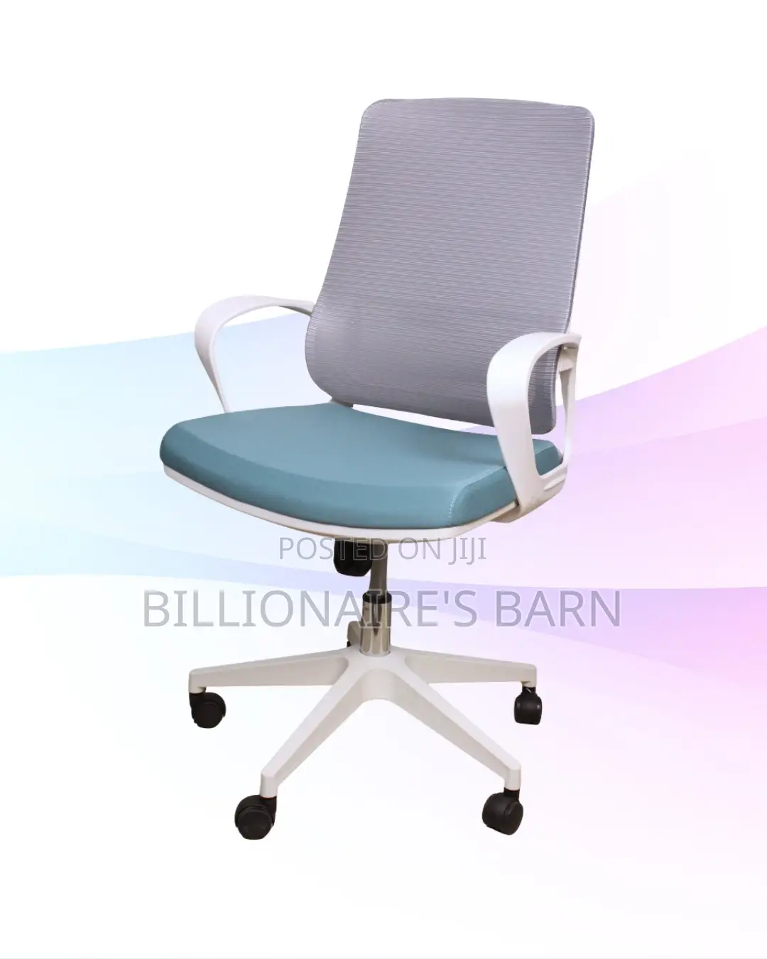 White Mid-Back Mesh Chair | Quiet Movement That Won’T Annoy Your Team