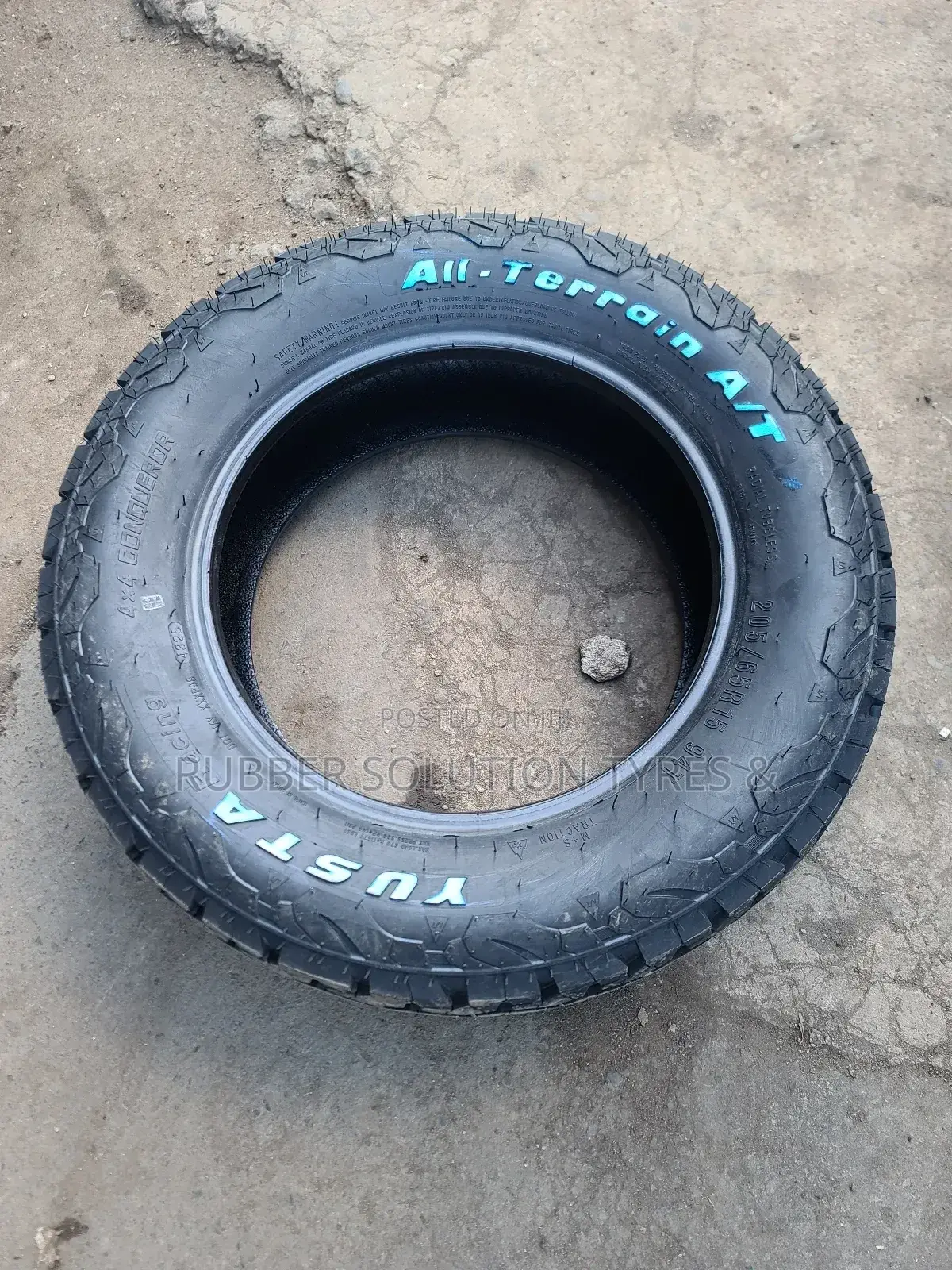 205/65 R15 Yusta Tyres 94 T All-Terrain 4x4 Por