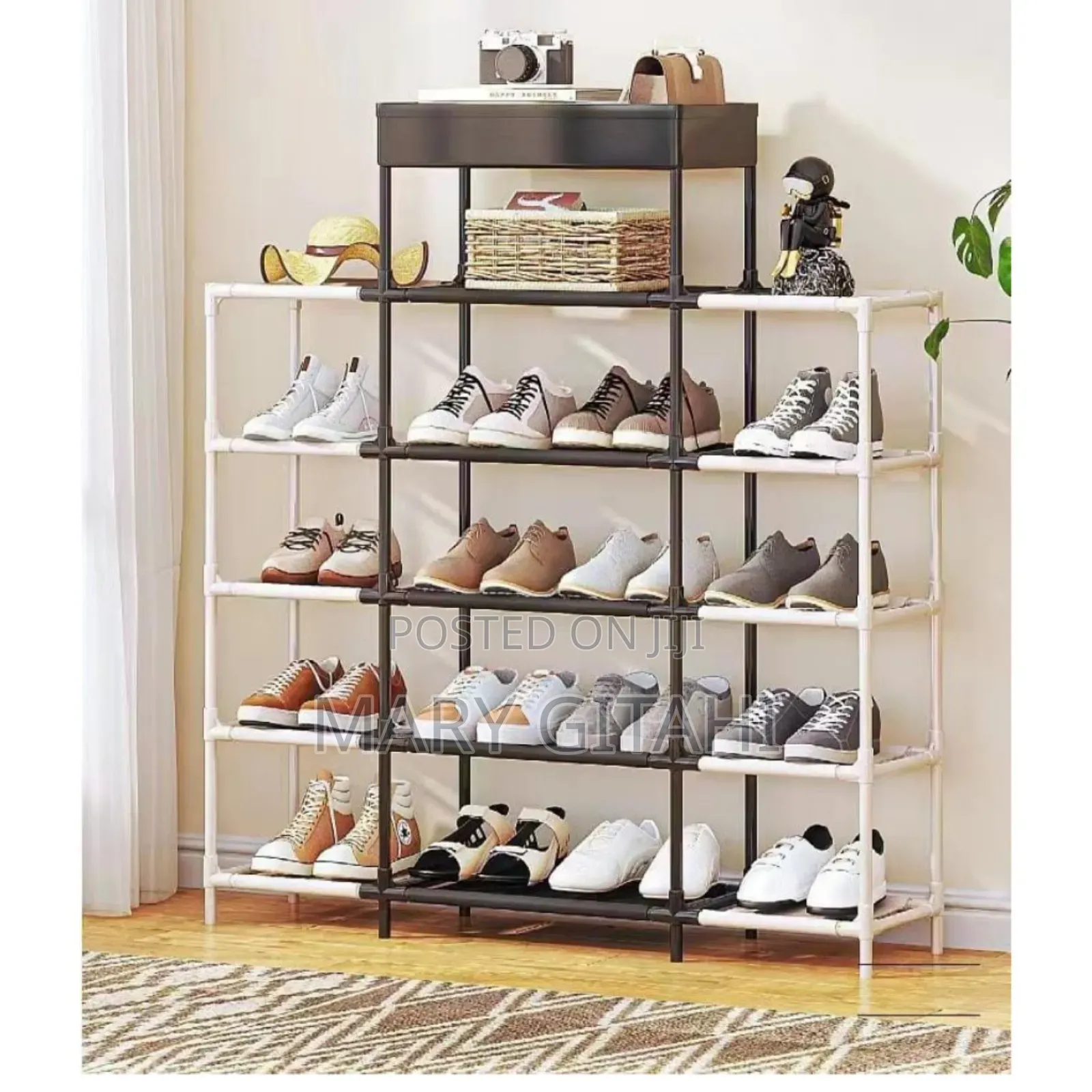 5th Floor Elevated Shoe Rack