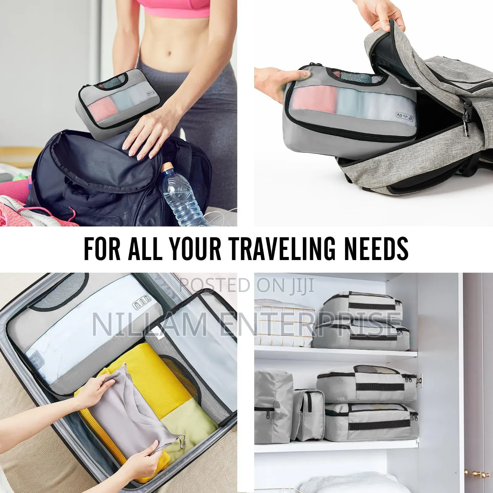 *8pcs Premium Luggage Travel Organizers for Suitcase.