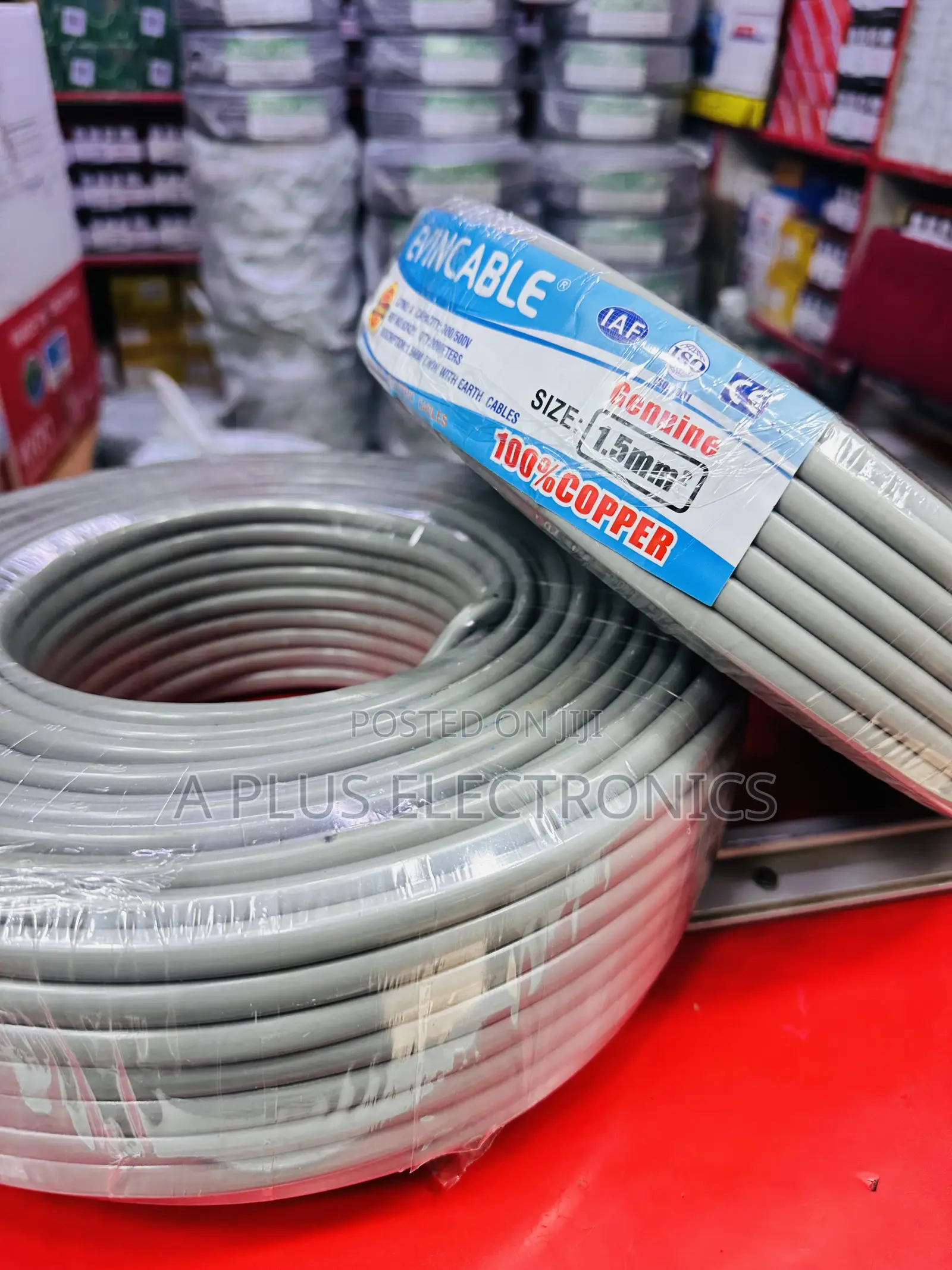 Evincable 1.5mm Twin With Earth Building Wiring Cable 90m