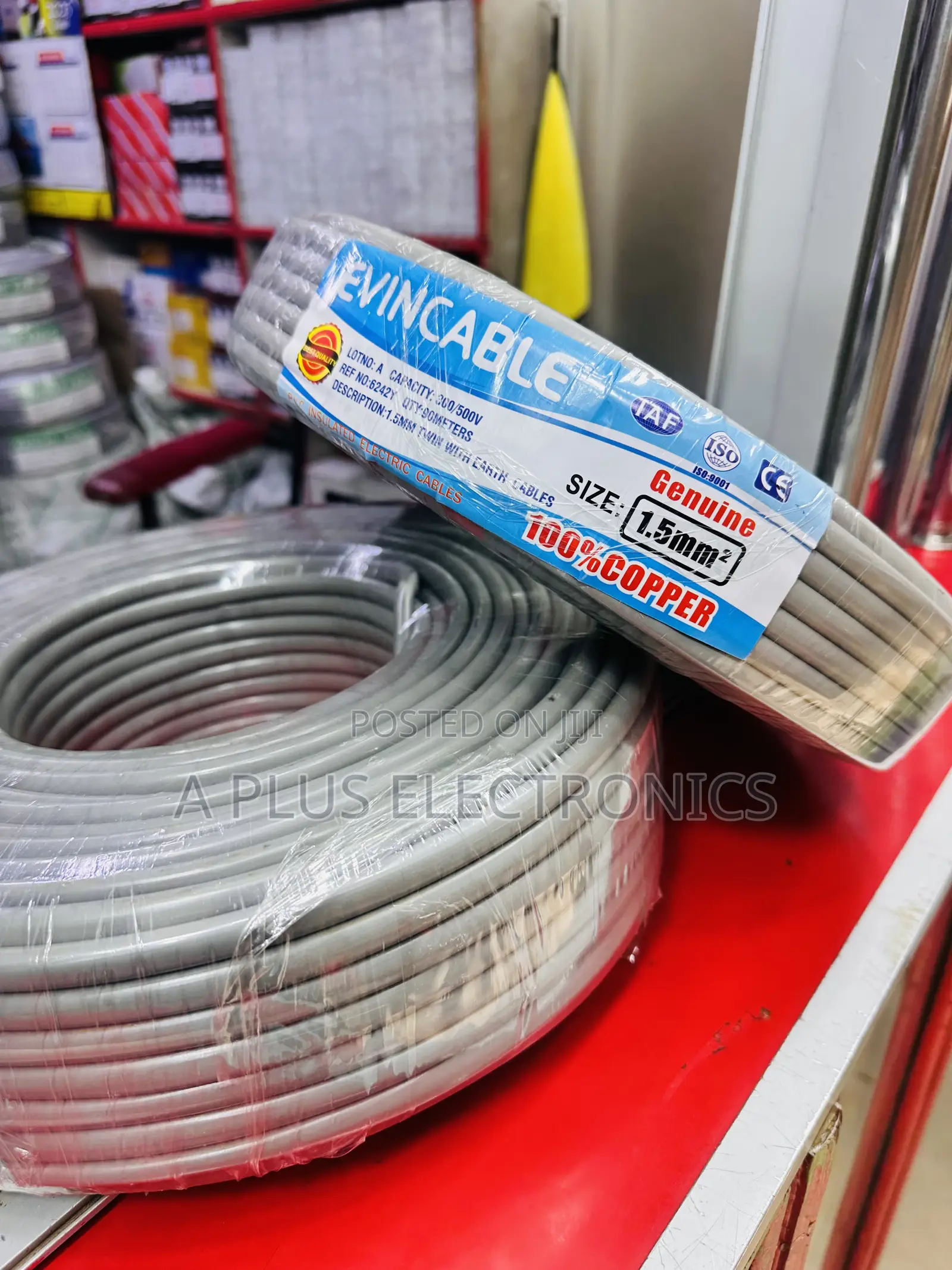 Evincable 1.5mm Twin With Earth Electrical Installation Wire 90m