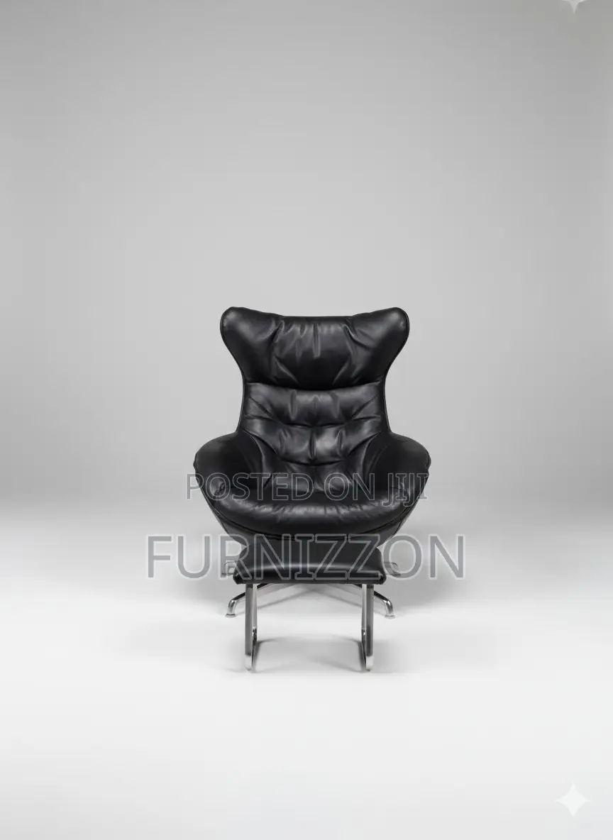 Modern Leather Relaxing Swing Chair