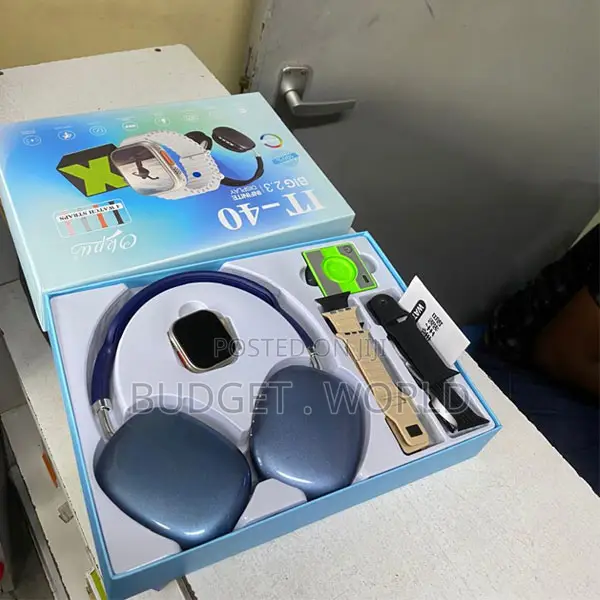 Blue It40 Smart Watch With Headphones, 4 Straps and Bluetooth Speaker