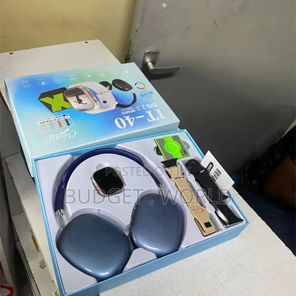 Blue It40 Smart Watch With Headphones, 4 Straps and Bluetooth Speaker