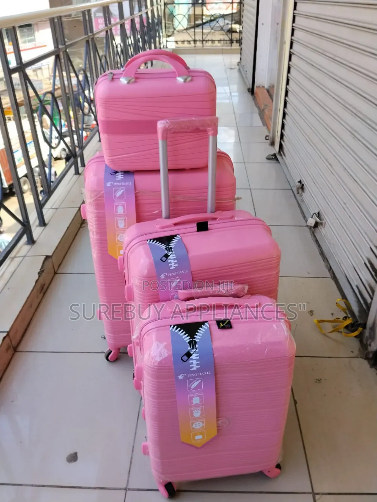 4 in 1 Rubber Suitcase,Unbreakable
