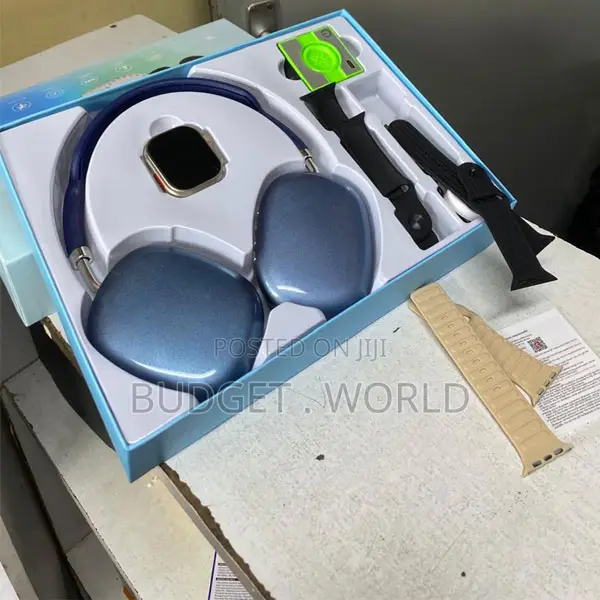 Smart Watch With Extra Strap Earpods It40 Smart Watch With Headphones