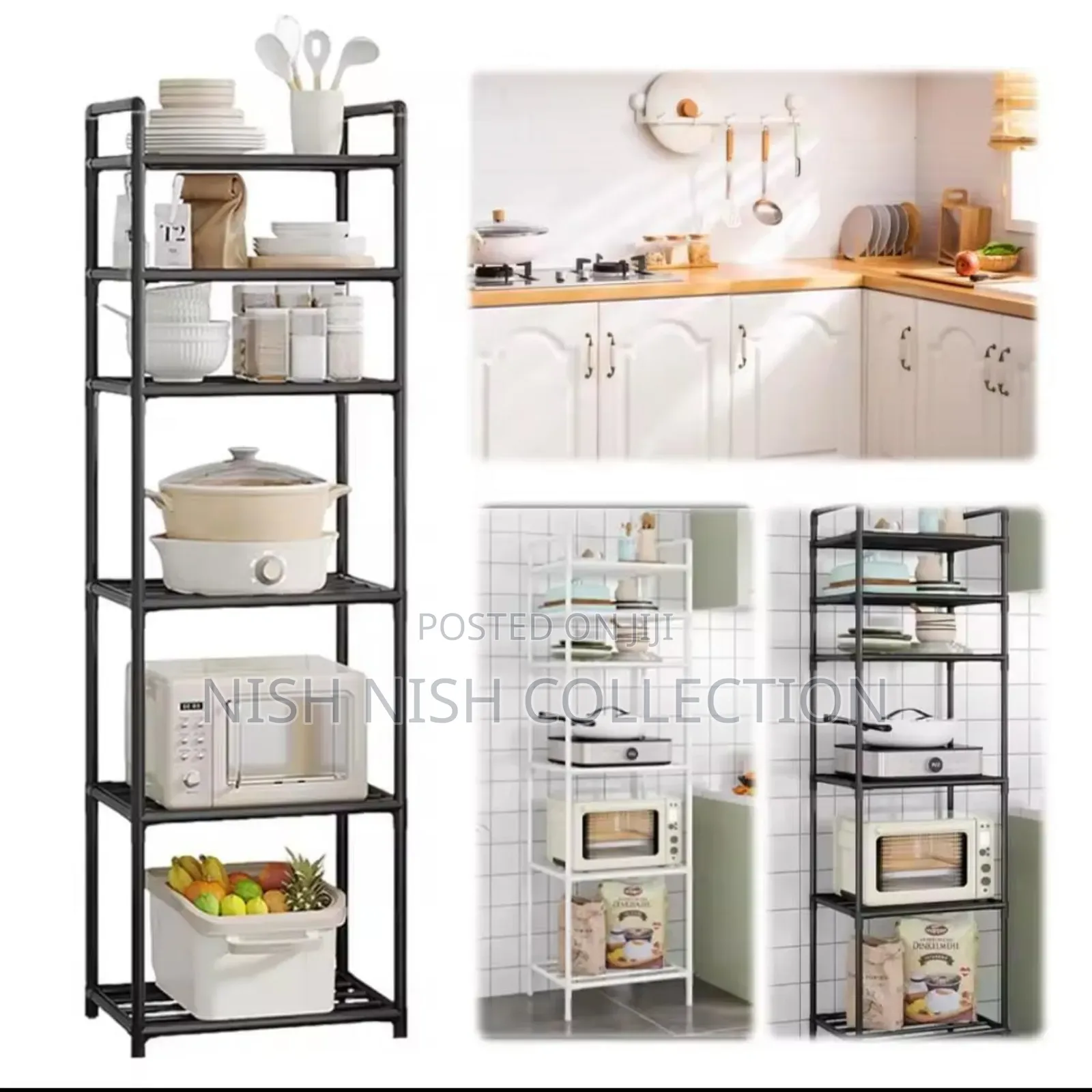 Multipurpose Kitchen Storage Rack With Wheels