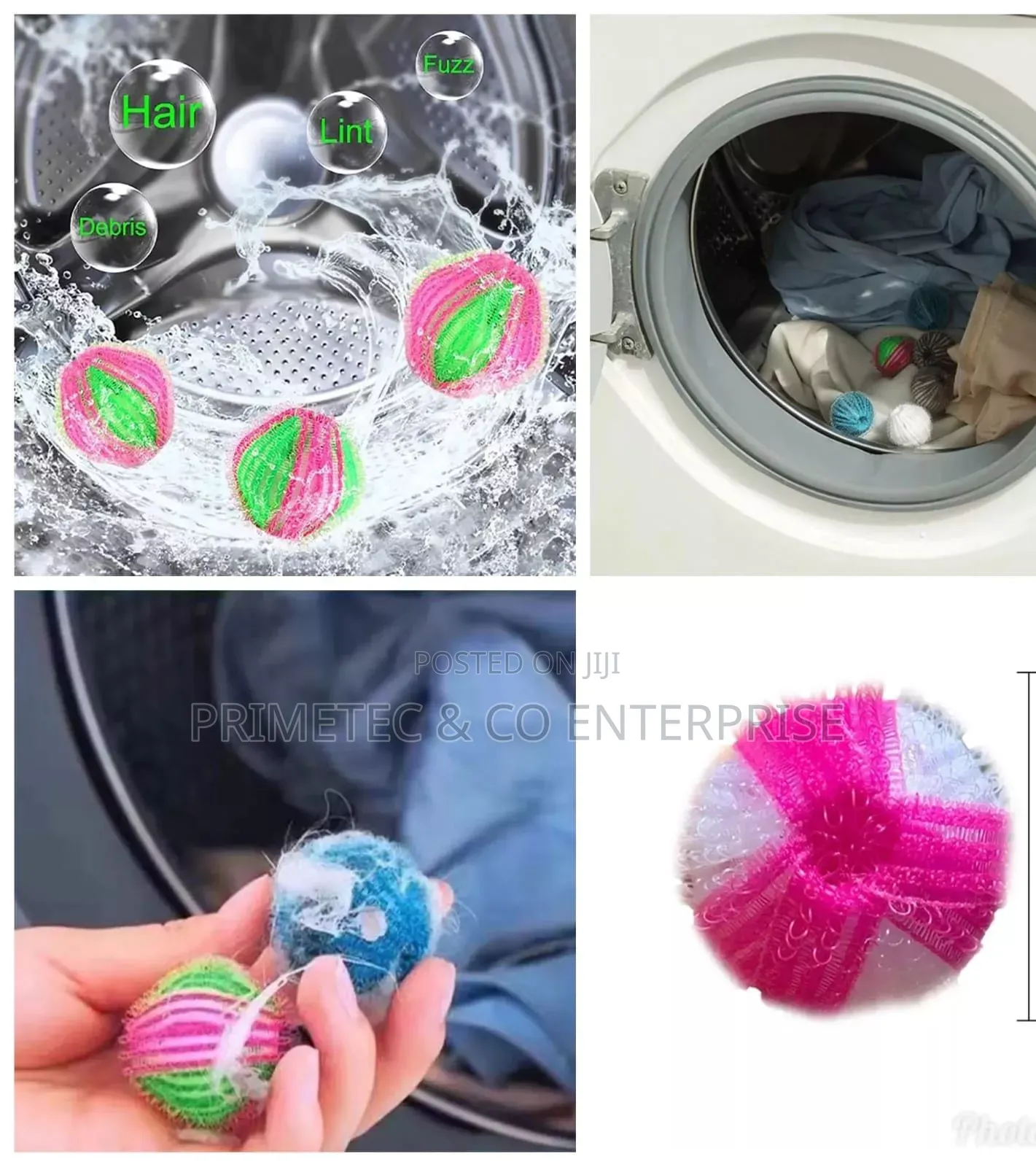 Lint Collecting Machine Balls Perfectly for Front Loader Machines.