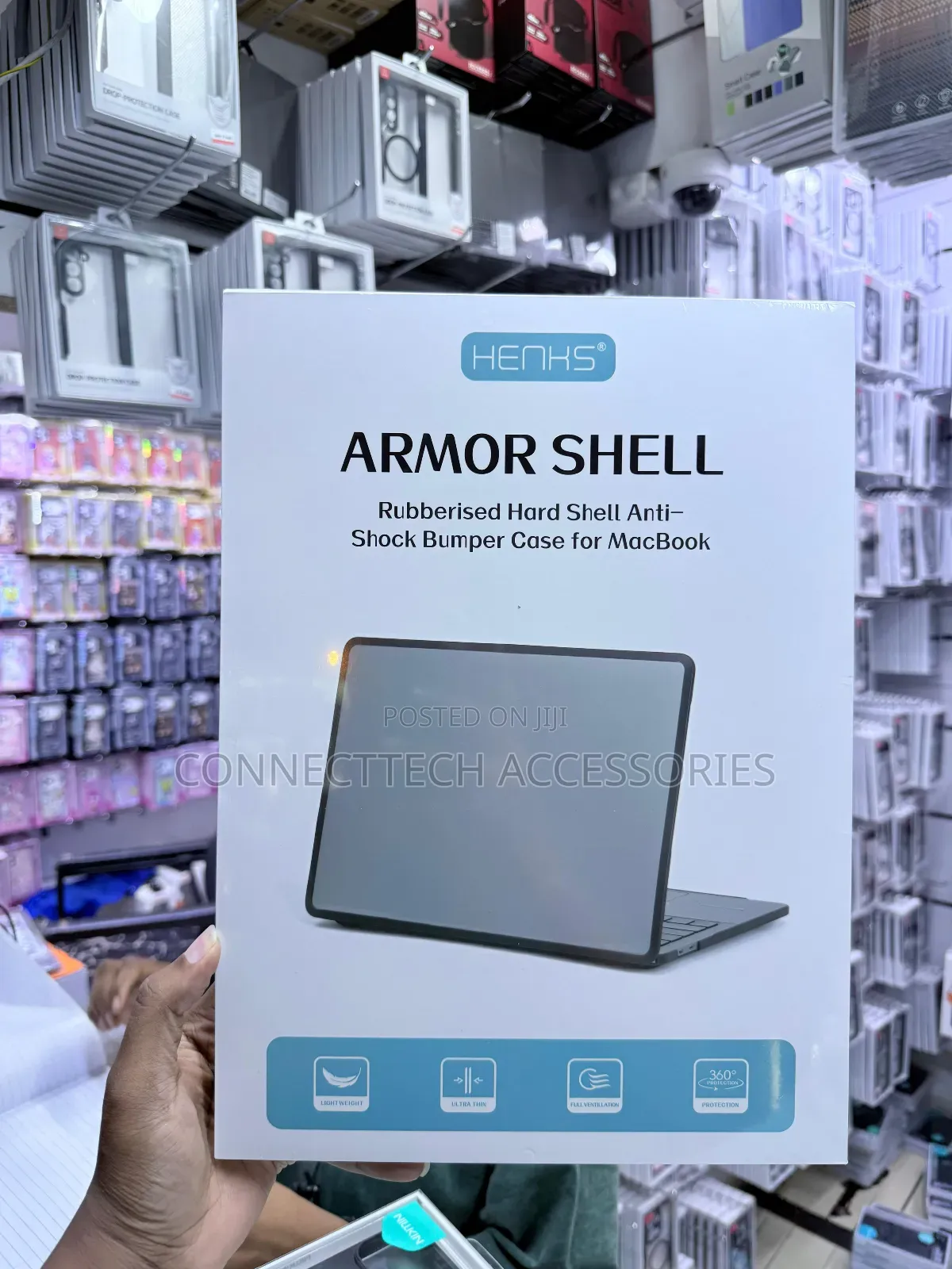 Henks Armor Shell Rubberized Hard Shell  Bumper Case For Macbook.