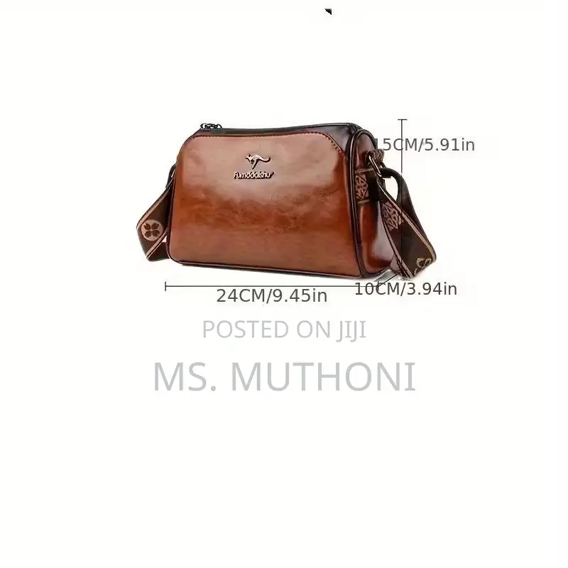 Women's Vintage Faux Leather Crossbody Shoulder Bag