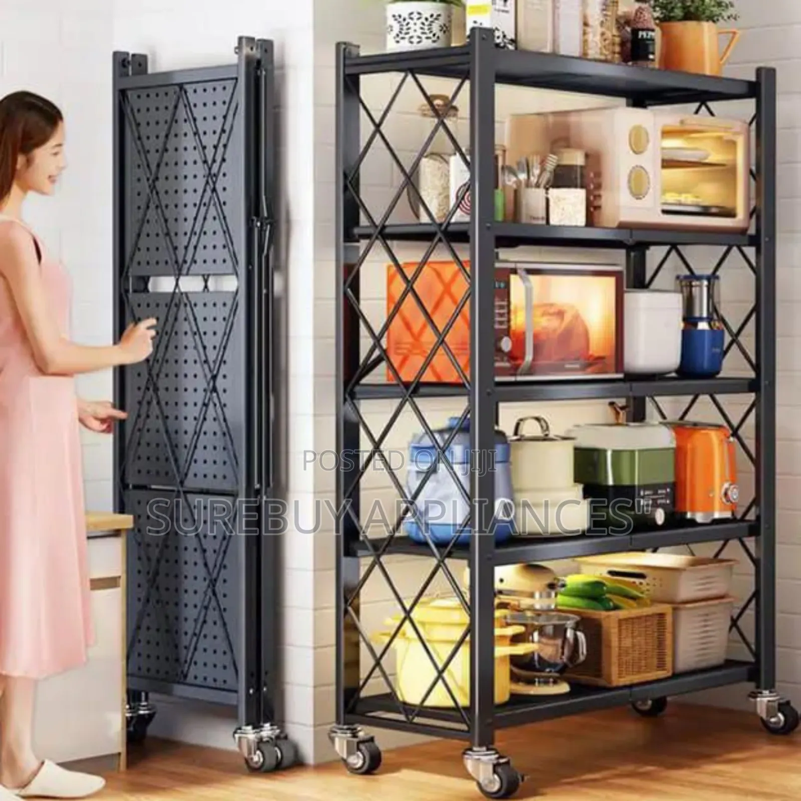 5 Tier Foldable Rack