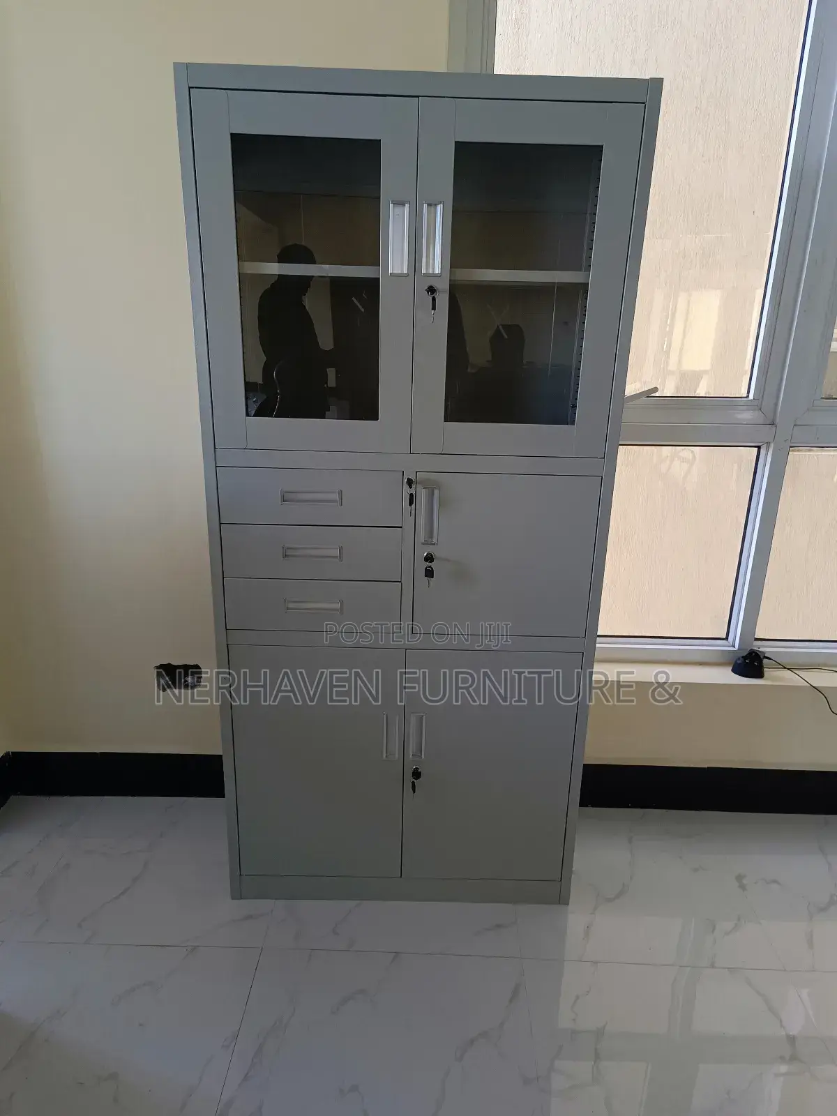 Office File Cabinet With Built-in Safe – Secure Storage