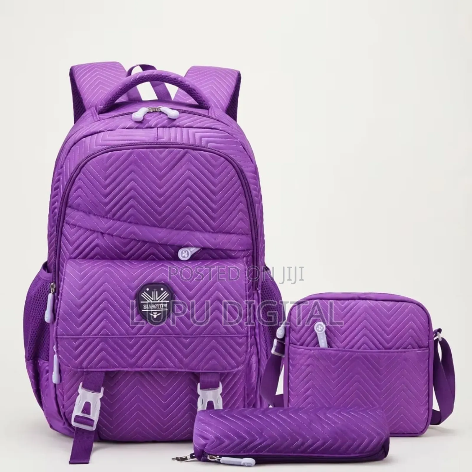 *3 in 1 Chevron Patterned School/ Casual Bag