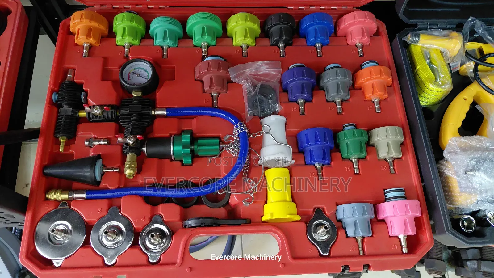  Radiator Pressure Tester Kit – Full Set