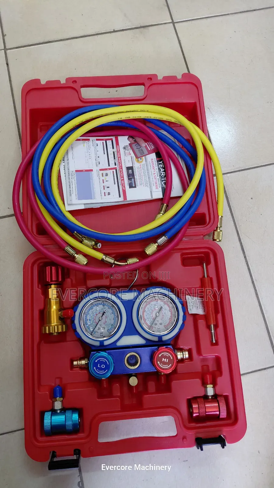  Automotive Ac Manifold Gauge Set – Full Heavy-Duty Kit 