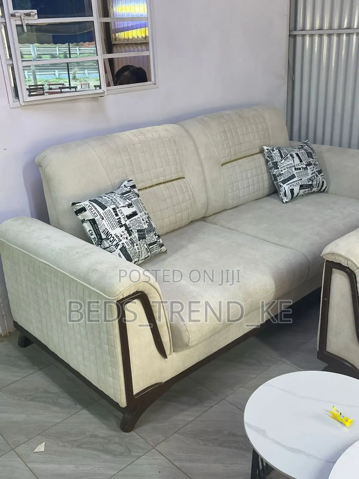 Granted 5 Seater Cushy Sofa 3,2
