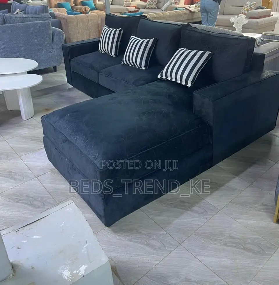 American 6 Seater L Sofa Set