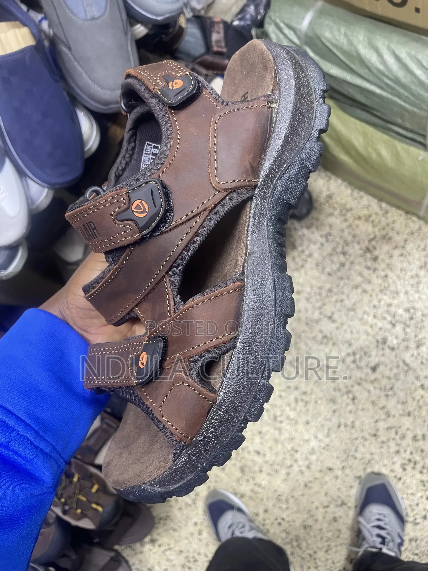 New Durable Real Leather Sandals