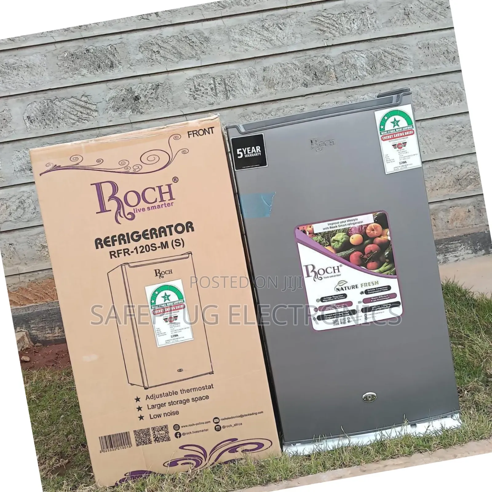 Single Door -Roch 90l Fridge W/ Freezer -