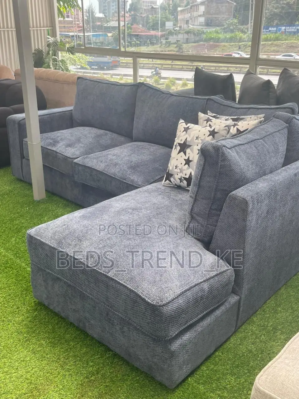 Uniformed 6 Seater L Sofa