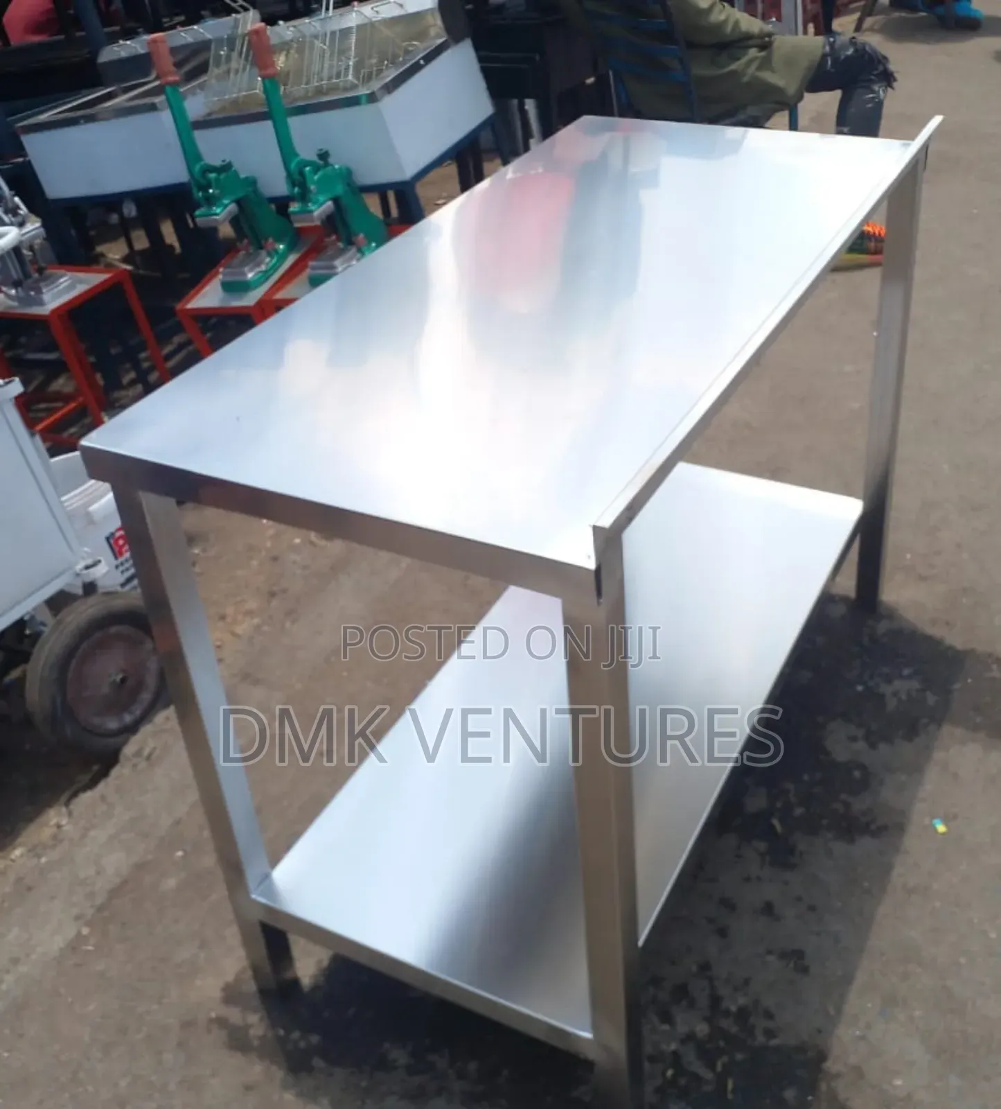 Robust Pure Stainless Working Table Top