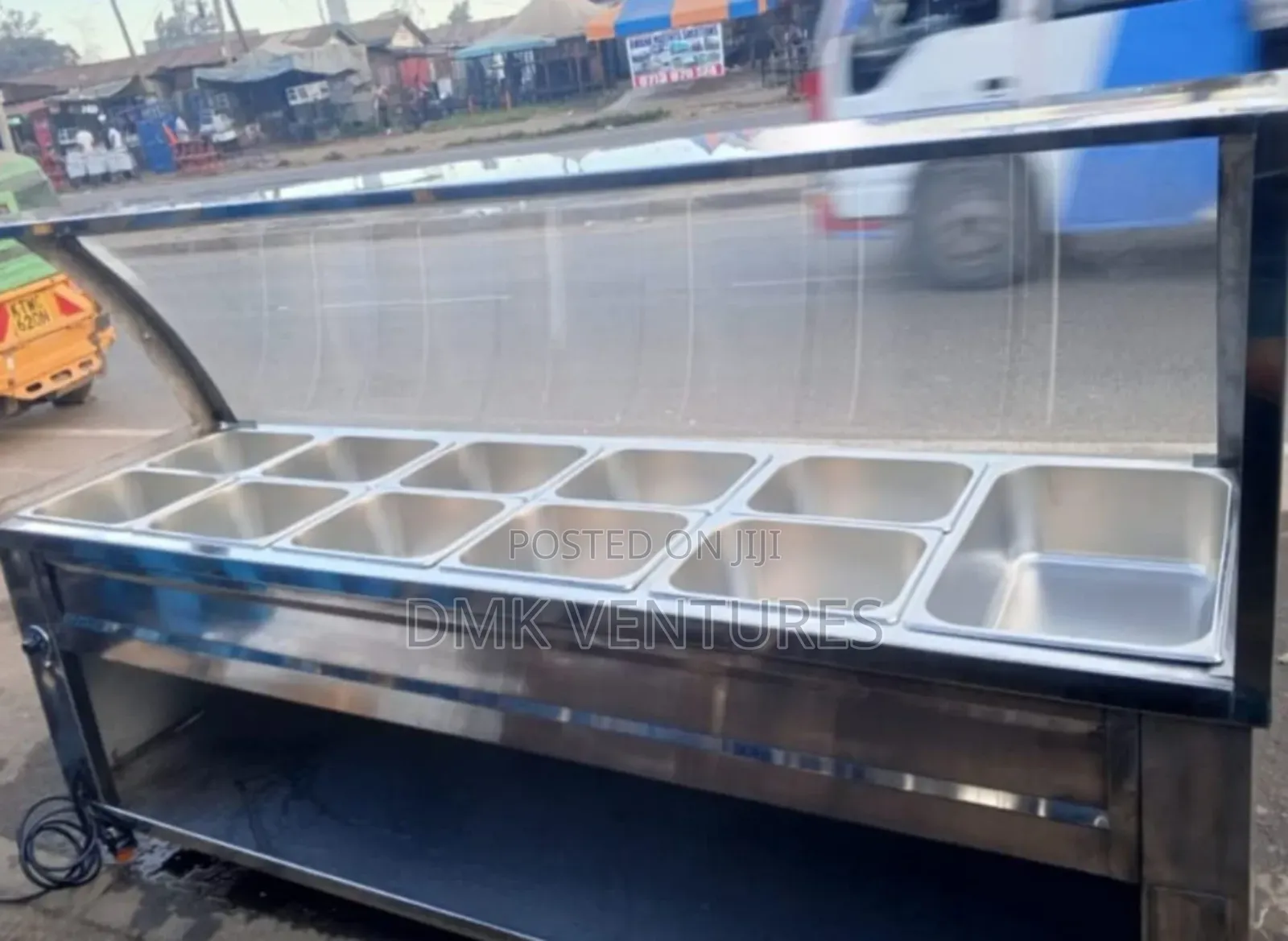 Robust Modern Restaurant Food Warmer Display
