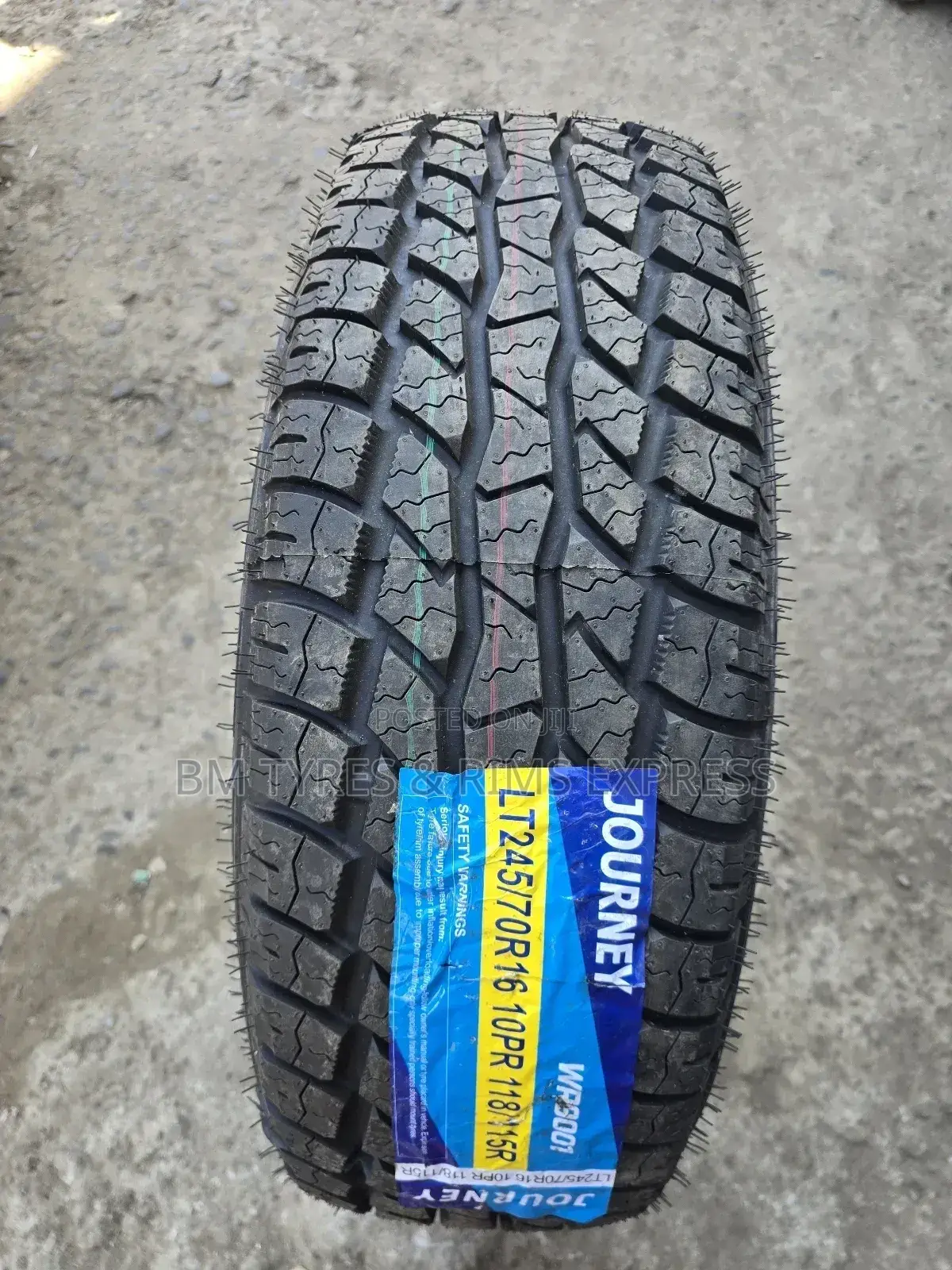 Lt 245 /70 R16 Journey Tyres (All Terrein) Commercial.