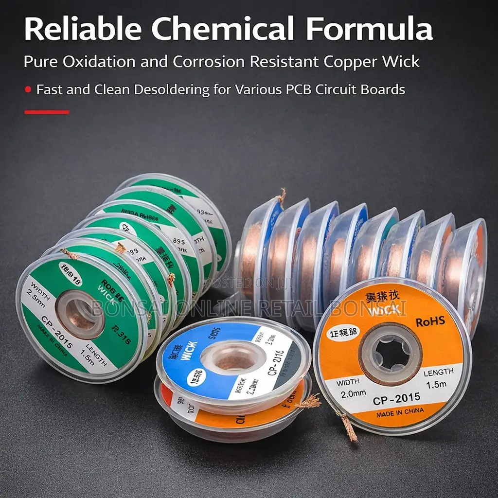 Solder Suction Tape 2515, Desoldering Wick for PCB Repair